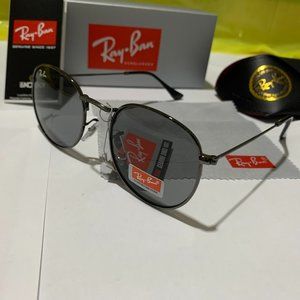 N23 Ray-Ban 3447 ROUND METAL Grey Sunglasses 50mm